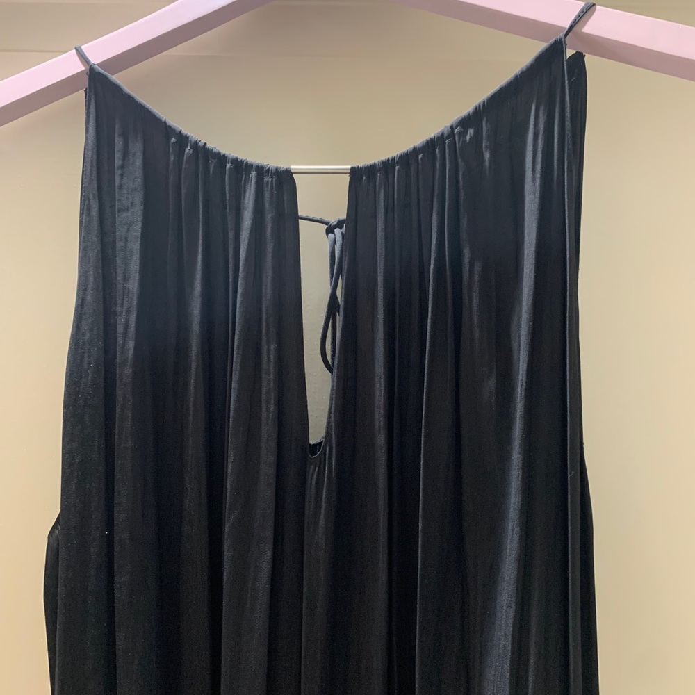 Ramy Brook Elaine Black Halter Dress